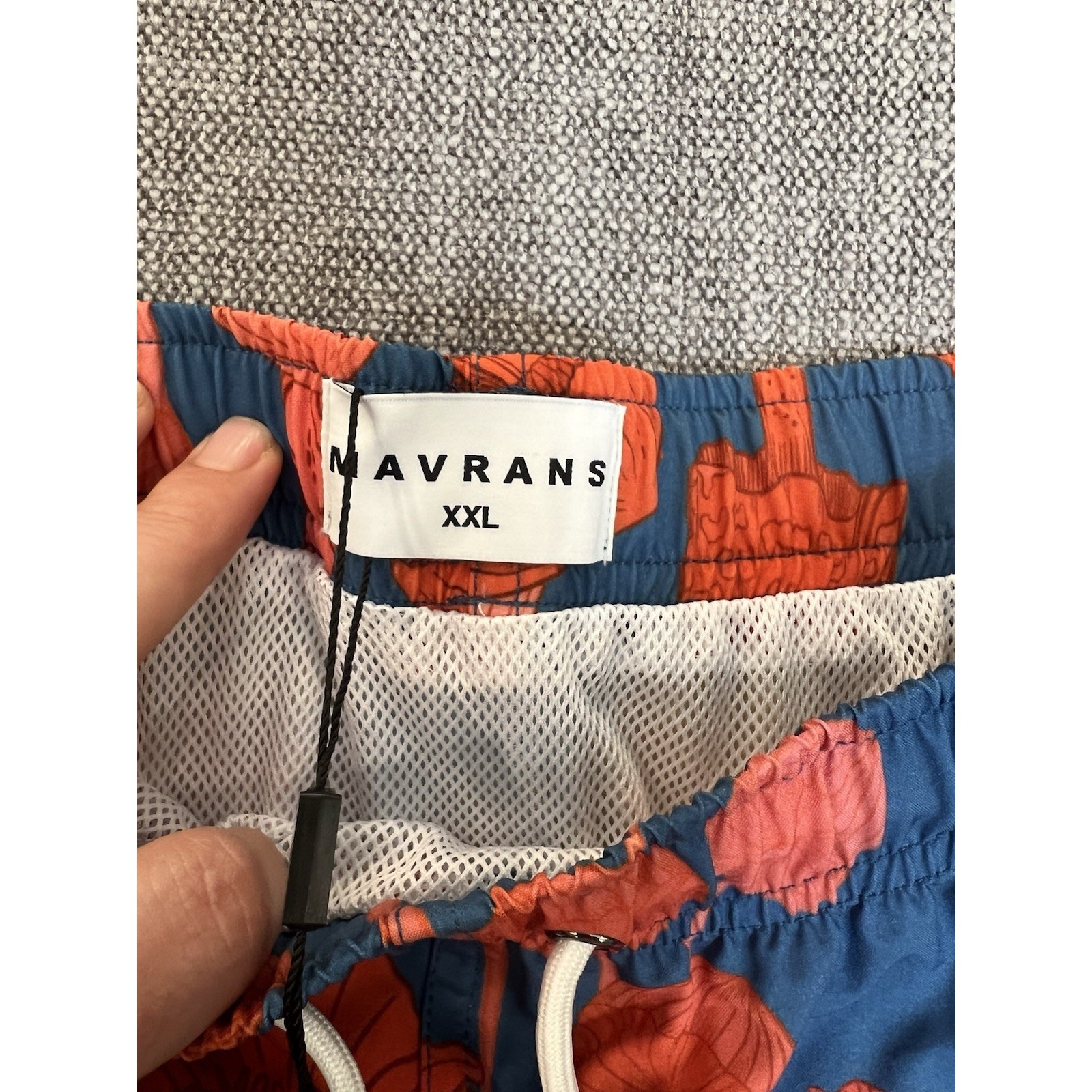 Mavrans Psychedelic Swim Trunks Xxl Nwt Mushroom Floral Print Quick Dry Upf 50 — image 7 of 8
